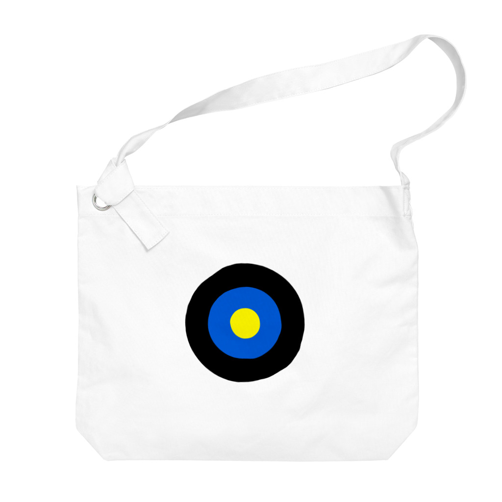CORONET70のサークルa・黒・青・黄 Big Shoulder Bag