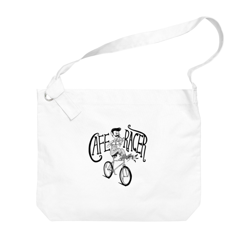 nidan-illustrationの"CAFE RACER" Big Shoulder Bag