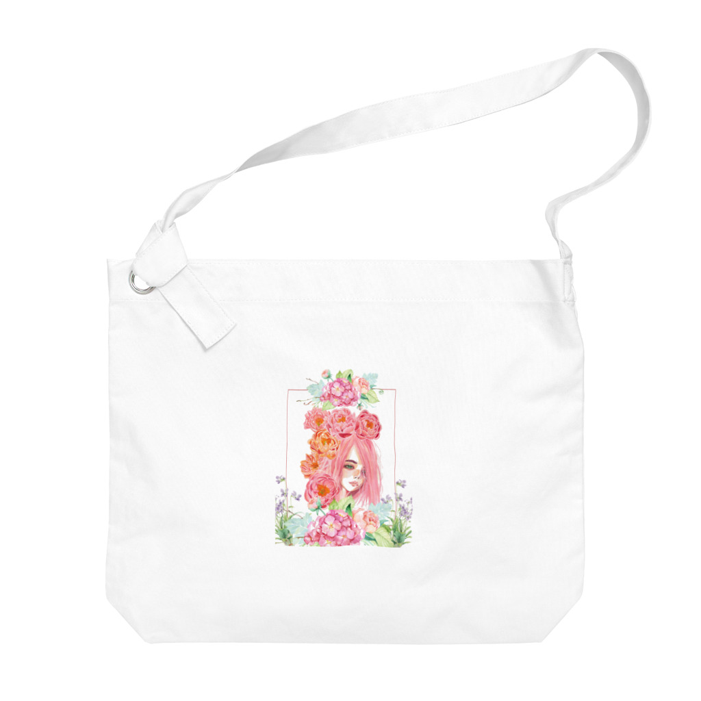 🌼*ﾟがーべらめらん*ﾟ🌼のピオニーv2 Big Shoulder Bag