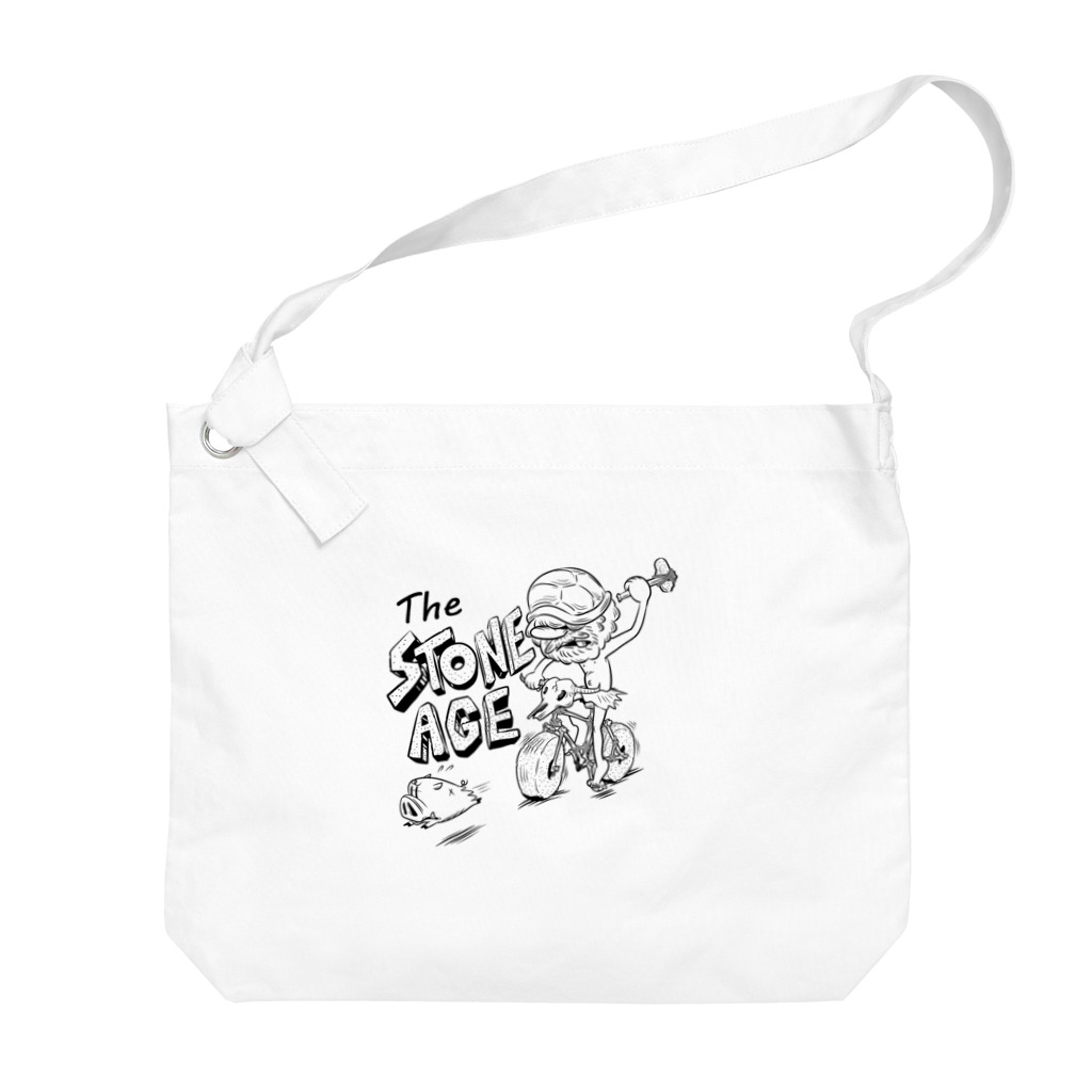 nidan-illustrationの"The STONE AGE" #1 Big Shoulder Bag