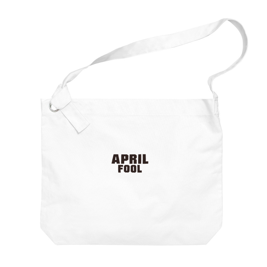 グラフィンの4月1日エイプリルフール用デザイン April fool Big Shoulder Bag