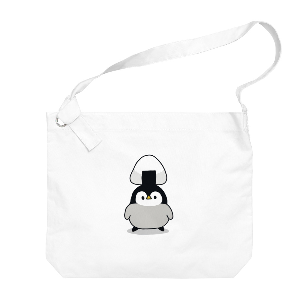 DECORの心くばりペンギン / おにぎりver. Big Shoulder Bag