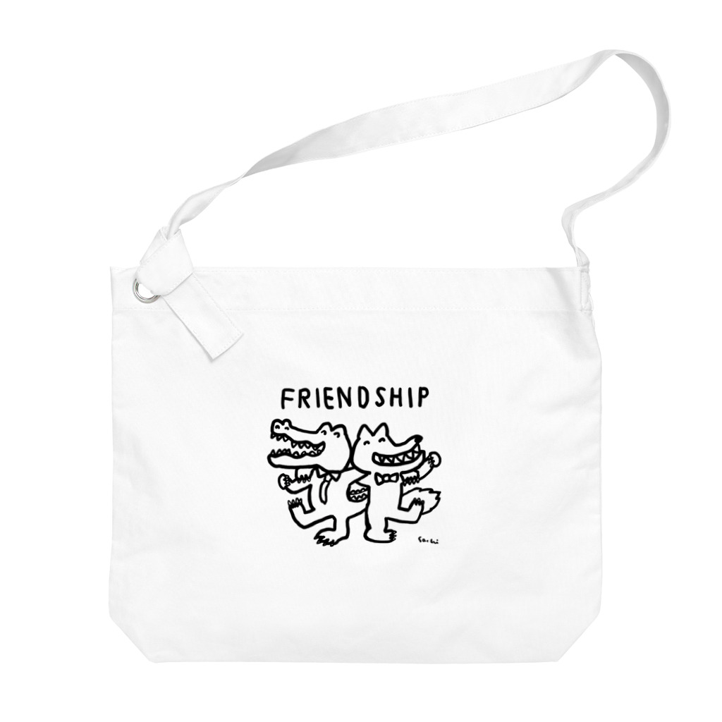 天明幸子　SUZURI  オフィシャルショップのfriendship Big Shoulder Bag