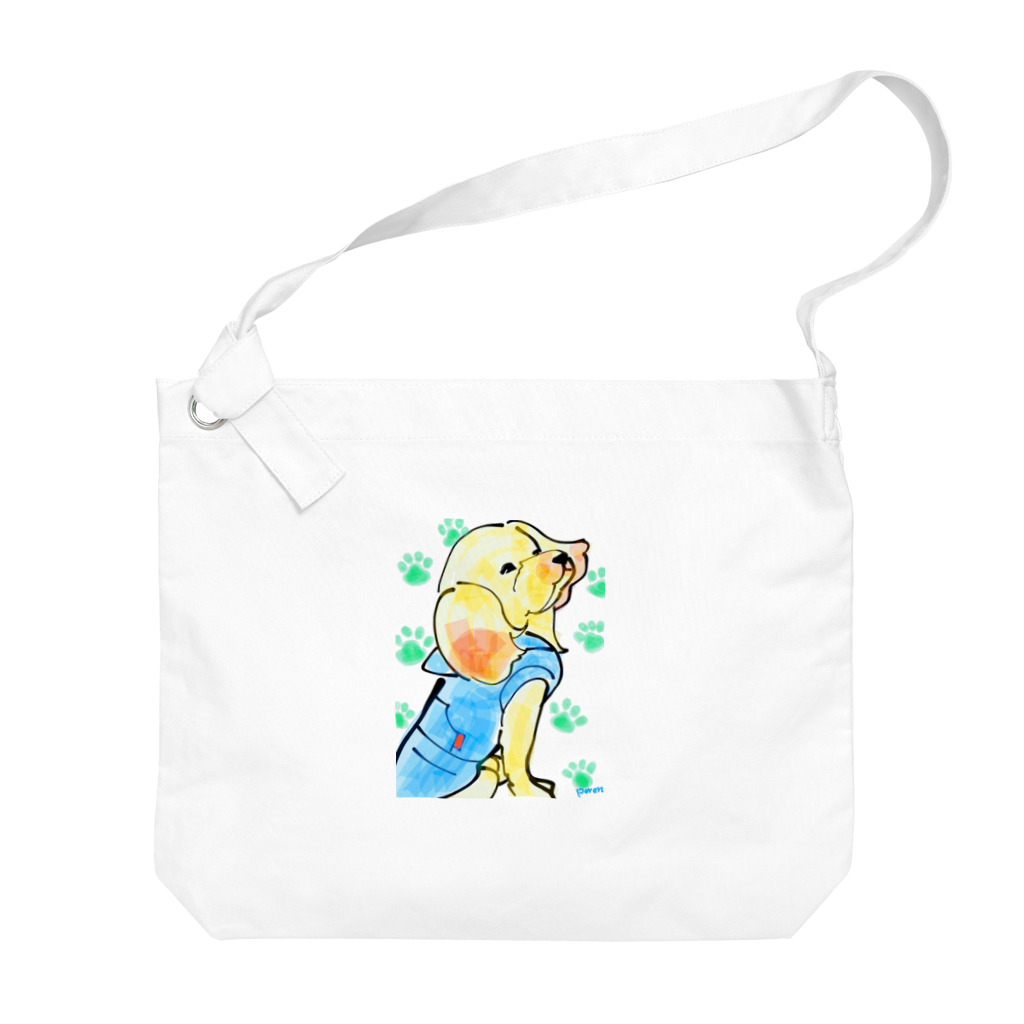 Skipの楠本様専用🐩似顔絵バッグ Big Shoulder Bag