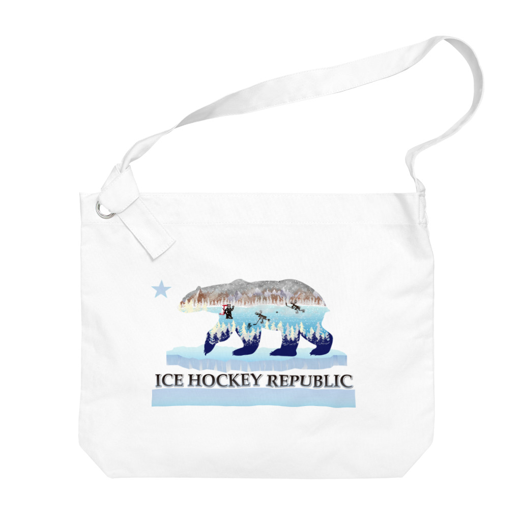 Hustle Hockeyのアイスホッケー リパブリック Big Shoulder Bag