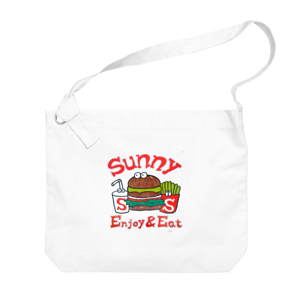 Sunny サニー バーガーショップ ハンバーガーのSunny サニー バーガーショップ ハンバーガー ビッグショルダーバッグ