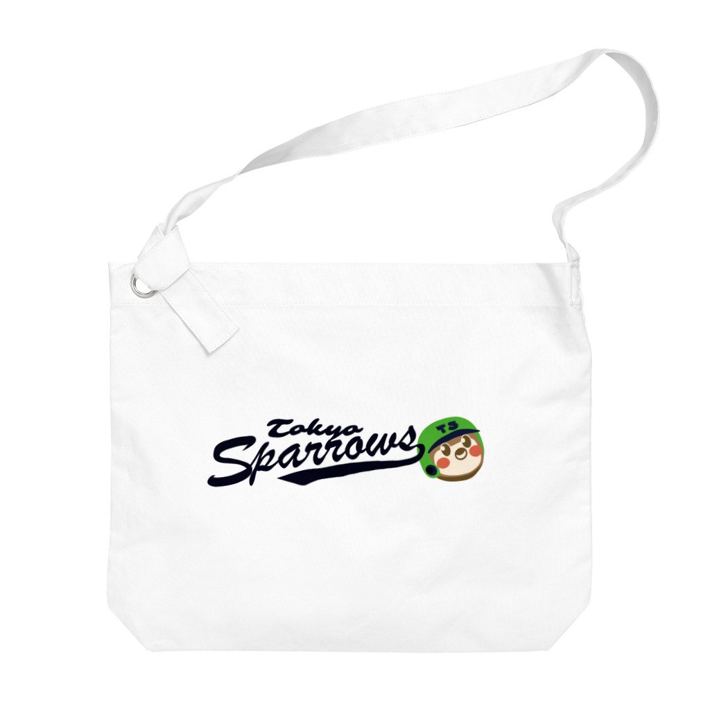 “すずめのおみせ” SUZURI店の東京Sparrows ビッグショルダーバッグ