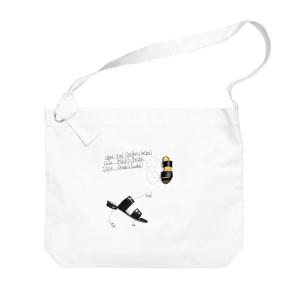 エクレア商店のVinyl upper _φ(･_･  Big Shoulder Bag