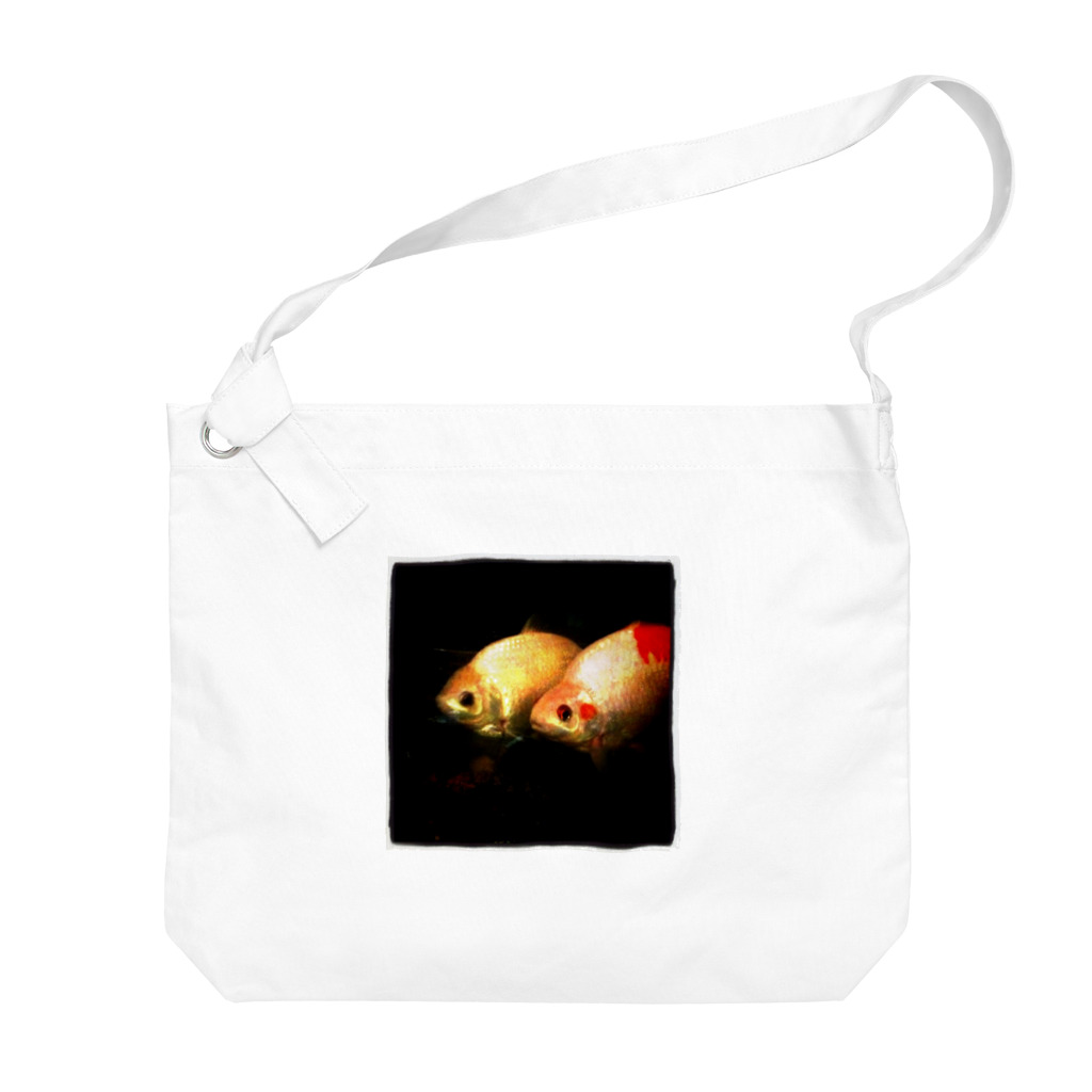 GzuShicaShopの金魚2匹 Big Shoulder Bag