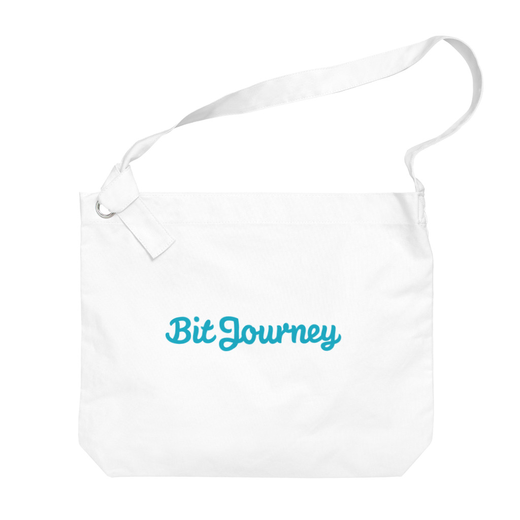 Kibelaの木部さん＆キベロのBit Journeyロゴ Big Shoulder Bag