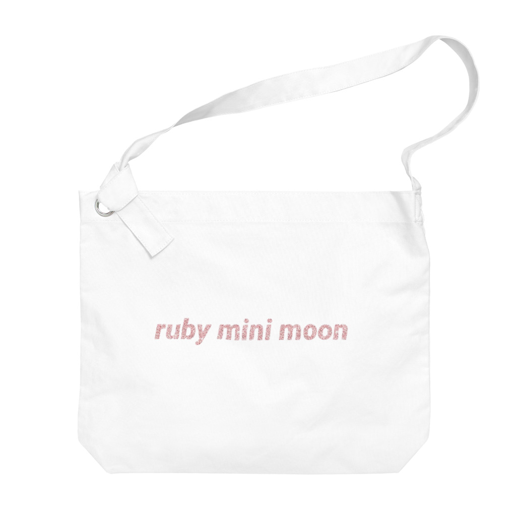 ruby mini moonのロゴ Big Shoulder Bag