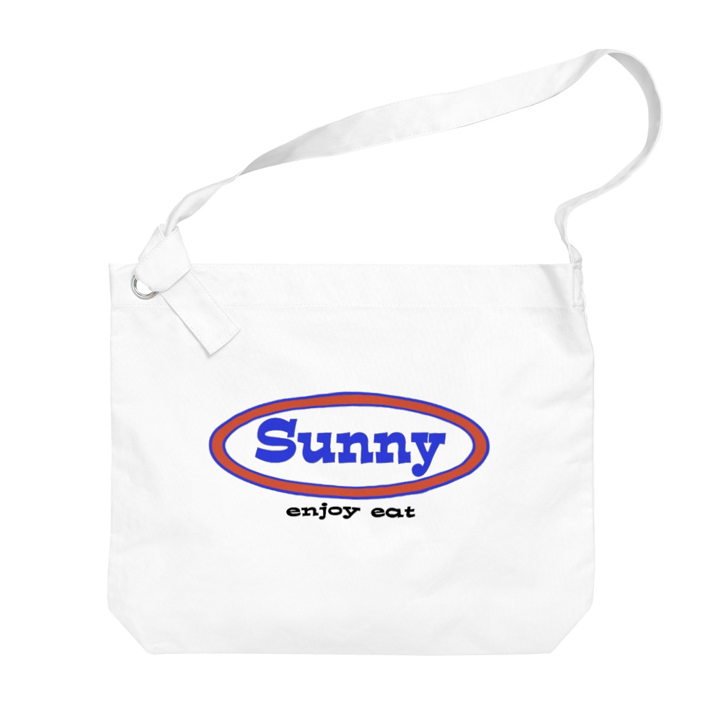 Sunny サニー バーガーショップ ハンバーガーのSunny サニー バーガーショップ ハンバーガー ロゴ Big Shoulder Bag