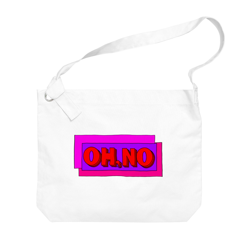 🕷Ame-shop🦇のOH,NO -Neon type Big Shoulder Bag