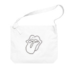 ぐにゃんじROCKのぐにゃっとしたくち Big Shoulder Bag