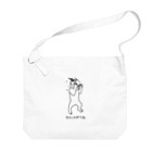 Aliviostaのパーリーナイト2 Delighted クマ動物イラスト Big Shoulder Bag