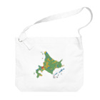 北海道ファンマガジン編集部の北海道179市町村地図 Big Shoulder Bag