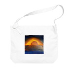 kaoru24daのSunset at Venice ベニスビーチの夕陽 Big Shoulder Bag