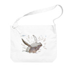 海来　漁師の嫁の海のアイテムのブリーチングざとう Big Shoulder Bag