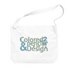 安藤シオン　Colored pencil&Design2srのColored pencil&Design2sr Big Shoulder Bag