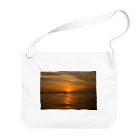 IWAYA ONE DAY  garagekentaのIWAYA ONE DAY SUNSET 海 波 夕陽 Big Shoulder Bag