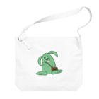 Pat's WorksのMinty the Rabbit Big Shoulder Bag