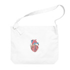 OGNdesignの心臓　内臓　Heart　NO.18 ビッグショルダーバッグ