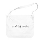 WorldofsmilesのWorld of smiles  ビックショルダーバッグ Big Shoulder Bag