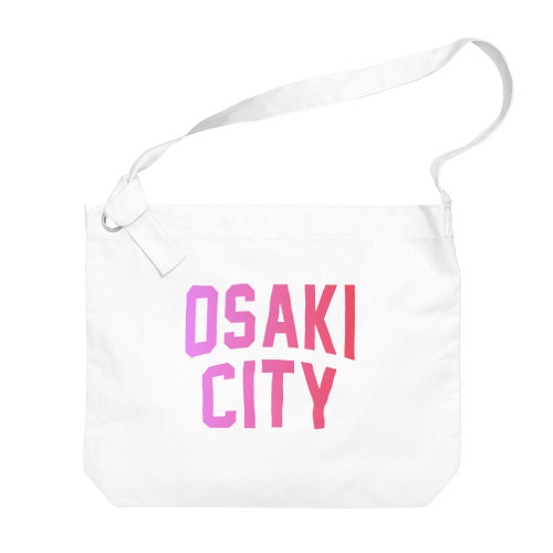 大崎市 OSAKI CITY　ロゴピンク Big Shoulder Bag