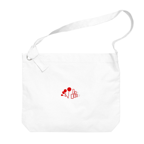 HSロゴ赤 Big Shoulder Bag