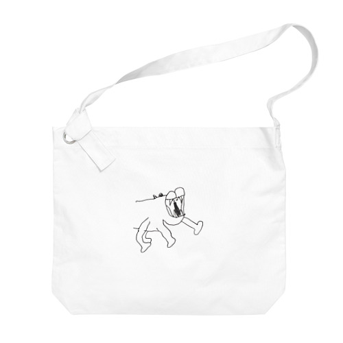 元気なカバくん Big Shoulder Bag