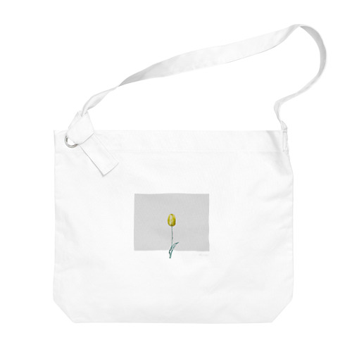 Lemon Tulip × Greige × Logo ビッグショルダーバッグ