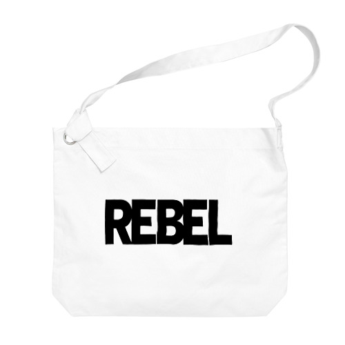 REBEL WHITE Big Shoulder Bag