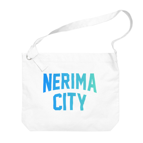 練馬区 NERIMA CITY ロゴブルー Big Shoulder Bag