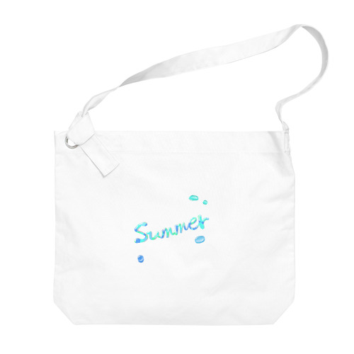 Summer！(青) Big Shoulder Bag