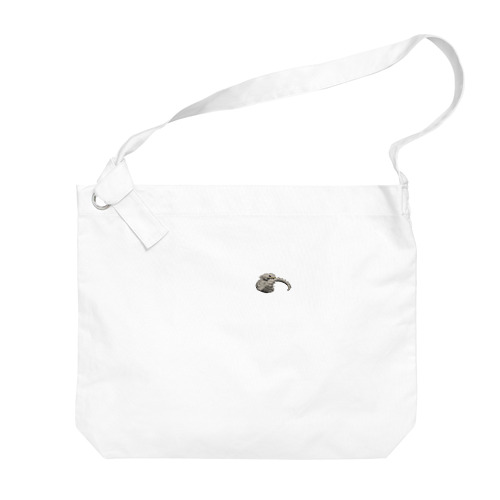 アルマジロトカゲ（ワンポイント） Big Shoulder Bag
