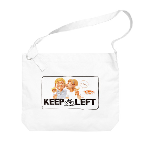 KEEP LEFT plenty's Big Shoulder Bag