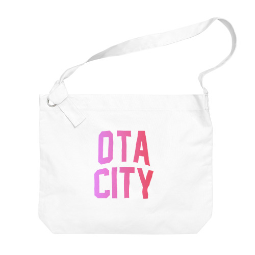 太田市 OTA CITY ロゴピンク Big Shoulder Bag