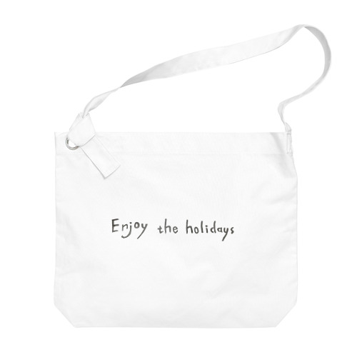 Enjoy　the　holiday Big Shoulder Bag