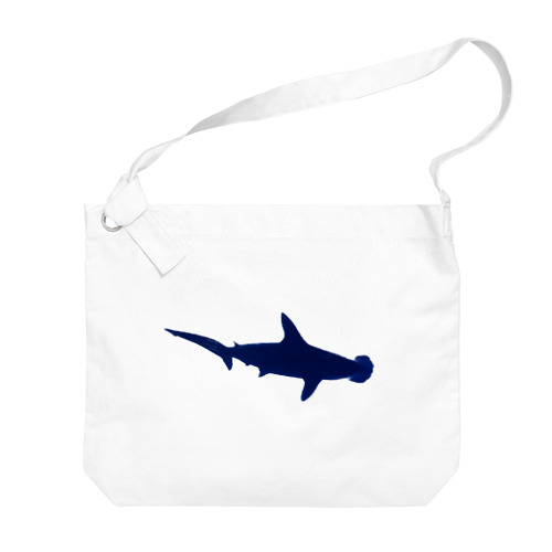 サメの散歩 Big Shoulder Bag