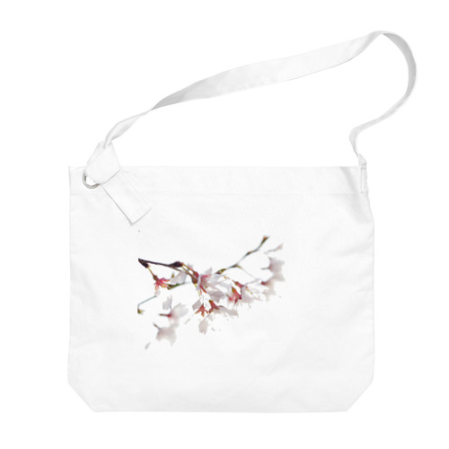 春の訪れを告げる美しい桜の花びら Big Shoulder Bag