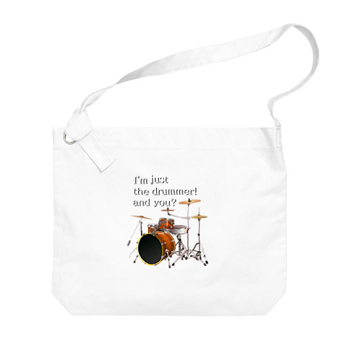 I'm just the drummer! and you? DW h.t. ビッグショルダーバッグ