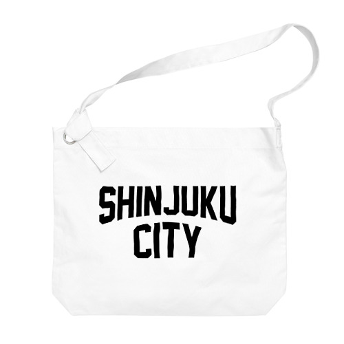 新宿区 SHINJUKU CITY ロゴブラック Big Shoulder Bag