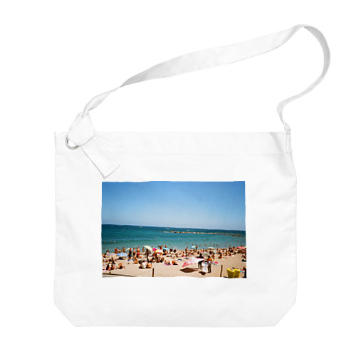 スペインのビーチ Big Shoulder Bag