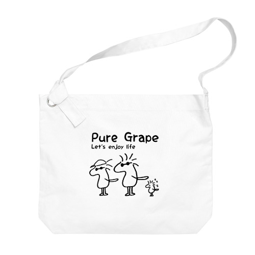 Pure Grape 【K.○○o○.T】 Big Shoulder Bag