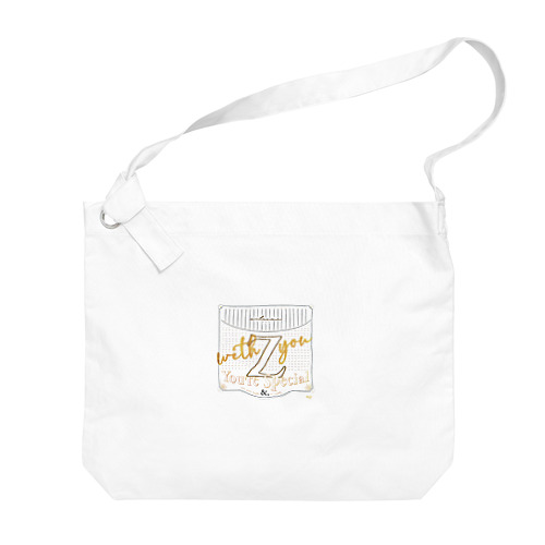 アルファベット・数字アイテム 【 Z 】 Big Shoulder Bag