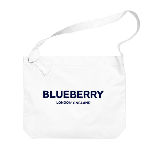 BLUEBERRY LONDON ENGLAND-ブルーベリー ロンドン イングランド- ブルーネイビーロゴ Big Shoulder Bag
