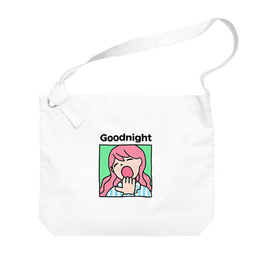 Goodnight「あくび」 Big Shoulder Bag