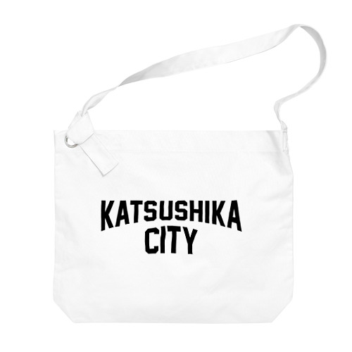 葛飾区 KATSUSHIKA CITY ロゴブラック Big Shoulder Bag