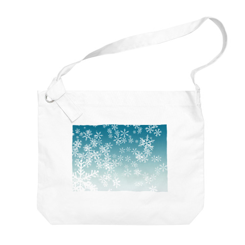 雪の結晶21 Big Shoulder Bag
