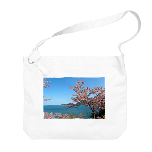 しまなみ海道の桜 Big Shoulder Bag